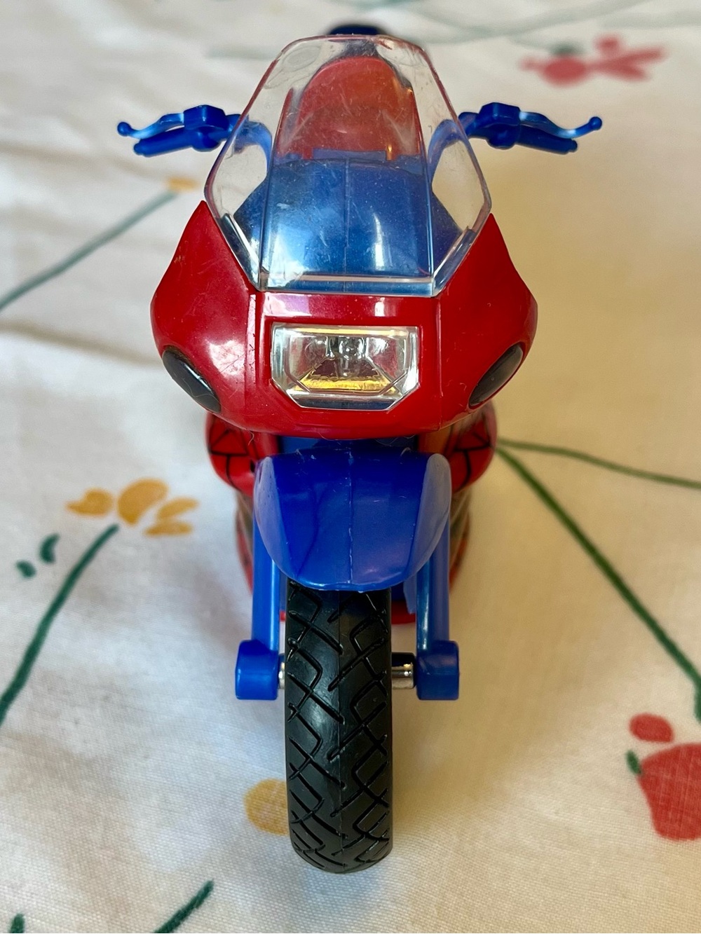 Vintage 1997 Spider-Man Toy Biz Working Motorcycle